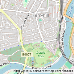 Map of Aberdeen