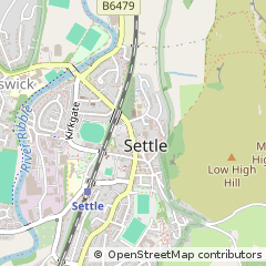 Map of Settle, North Yorkshire