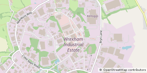 Map of Wrexham