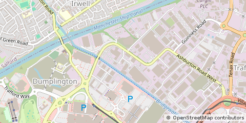 Map of Manchester, Lancashire