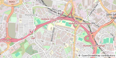Map of Leeds
