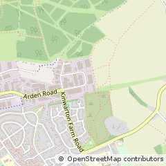 Map of Kinwarton, Alcester Warwicks