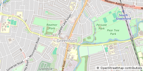 Map of Greenford