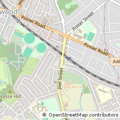 Map of Northwood, Middlesex