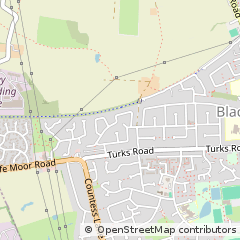 Map of Radcliffe, Greater Manchester