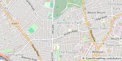 Map of Southampton