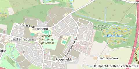 Map of Glasgow, City of Glasgow