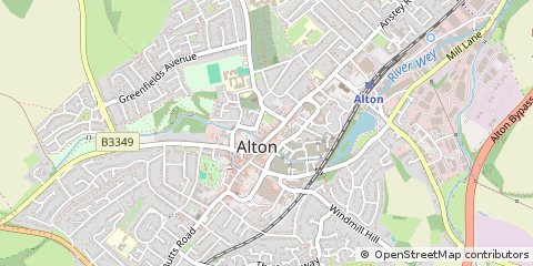 Map of Alton, Hampshire