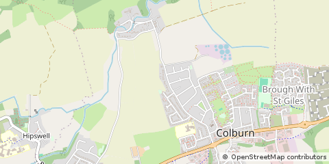 Map of Catterick Garrison, North Yorkshire