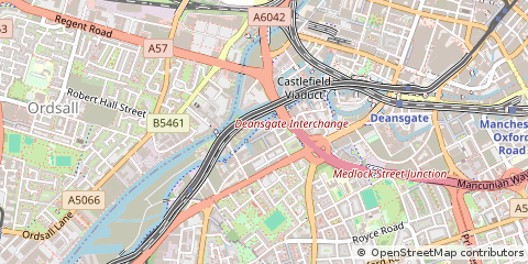Map of Manchester