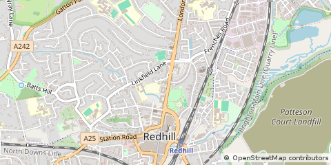 Map of Redhill