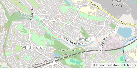 Map of Nuneaton