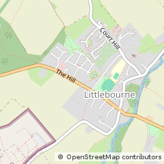 Map of Canterbury, Kent