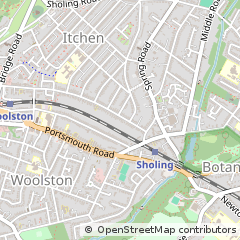 Map of Southampton, Hampshire