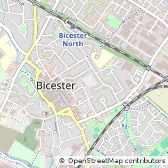 Map of Bicester, Oxfordshire