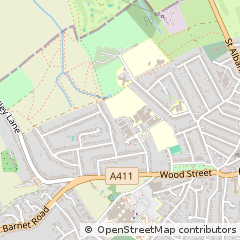 Map of Barnet, Hertfordshire