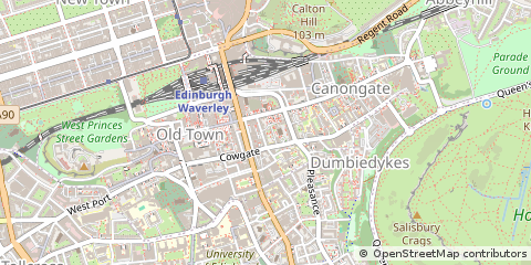 Map of Edinburgh