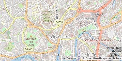 Map of Bristol