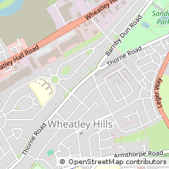 Map of Doncaster, South Yorkshire