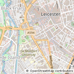 Map of Leicester