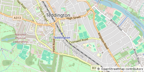 Map of Teddington