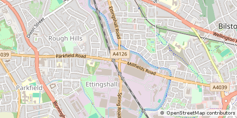 Map of Wolverhampton, West Midlands
