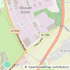 Map of Thornaby, Cleveland