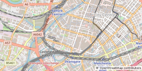 Map of Manchester