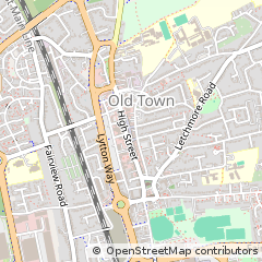 Map of Stevenage, Hertfordshire