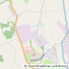 Map of Ruthin, Clwyd