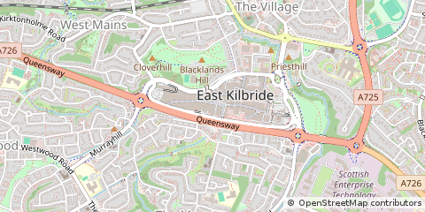 Map of Glasgow
