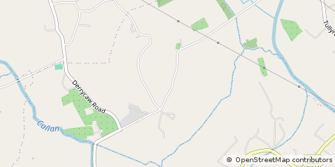 Map of Dungannon, CO. Tyrone