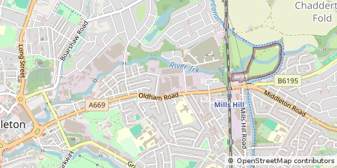Map of Manchester