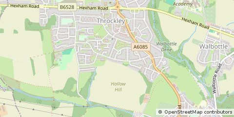 Map of Newcastle Upon Tyne