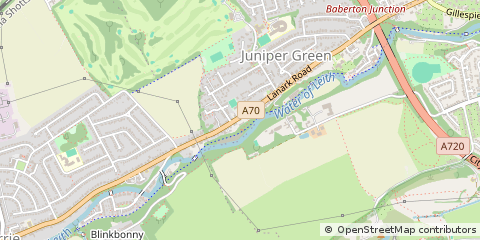 Map of Edinburgh, Midlothian