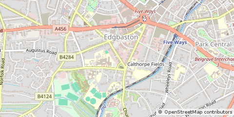 Map of Birmingham