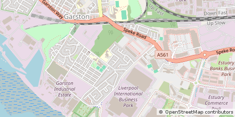Map of Liverpool, Merseyside