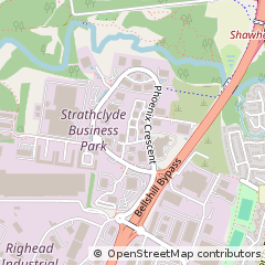 Map of Bellshill, Lanarkshire