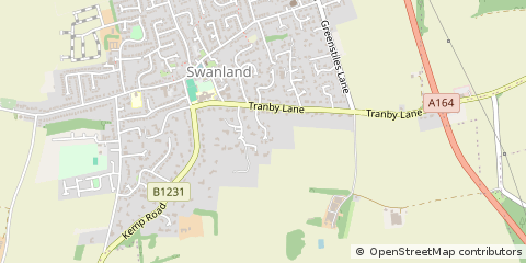 Map of North Ferriby, North Humberside