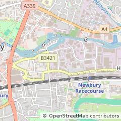 Map of Newbury, Berkshire