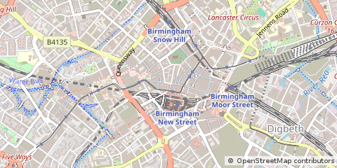 Map of Birmingham