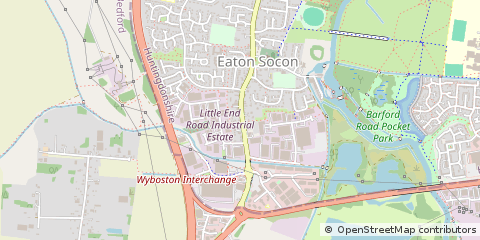 Map of ST. Neots, Cambridgeshire