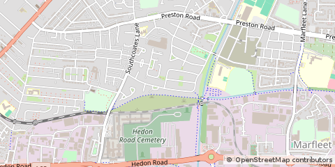 Map of Hull, East Yorkshire