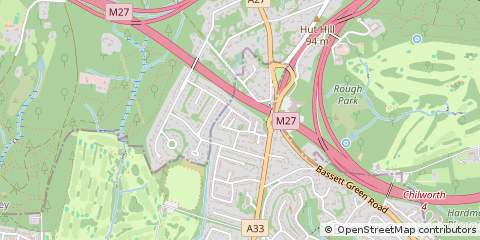 Map of Southampton, Hampshire