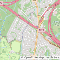 Map of Southampton, Hampshire