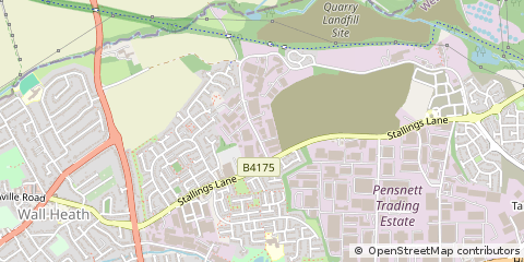 Map of Kingswinford, West Midlands