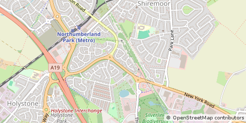 Map of Newcastle Upon Tyne