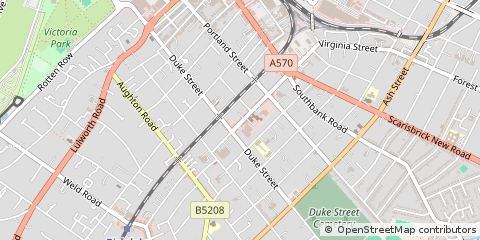 Map of Southport
