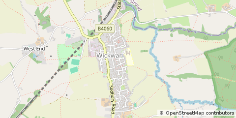 Map of Wotton-Under-Edge, Avon