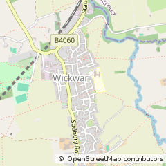 Map of Wotton-Under-Edge, Avon